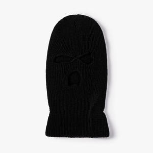 Balaclava de sport personnalisée avec logo brodé multicolore pour moto et ski, 3 trous, tricot intégral unisexe - Product Image 5