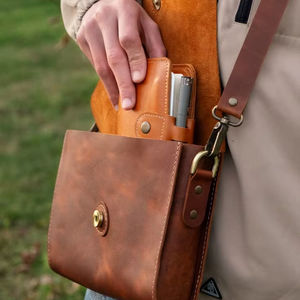 Sac à bandoulière en cuir Nobrévia Executive Heritage - Product Image 1