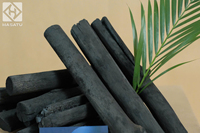Bâtons de charbon de bois de mangrove pour grillades professionnelles, fourniture d'usine du Vietnam