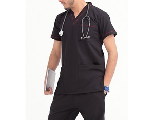 Uniforme Médico Informal para Hombre, Ropa de Calle, Nueva Moda, Color Sólido, Ligero y Cómodo, al Mejor Precio - Product Image 6