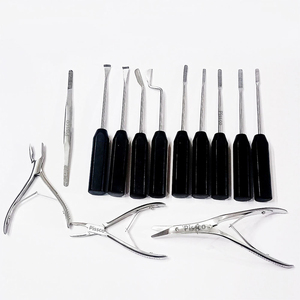 PISSCO Lumbar Spine Surgery Curettes Set Lateral Spinal Orthopedic Surgical <b>Instrument</b> Set Kerrison Rongeur set of 17 pcs - Product Image 5