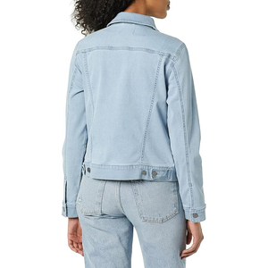 Women <b>Denim</b> <b>Jacket</b> <b>Cropped</b> Short Length Slim Fit Casual Fashion Stylish Jean Outerwear OEM Apparel - Product Image 2