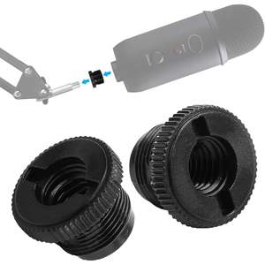 12 Uds. Adaptador de soporte de micrófono 5/8 macho 3/8 hembra rosca de tornillo soportes de micrófono Boom Arms Cámara trípode conector de conversión MS ADP P - Product Image 4