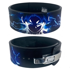 POWER DRAGON Power Lift <b>Belt</b> Quick Buckle Professional Fitness Bodybuilding <b>Exercise</b> Cowhide - Product Image 2