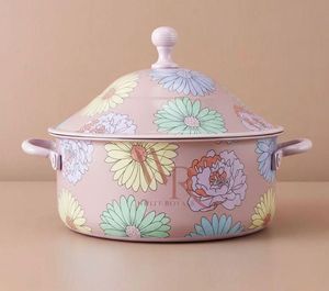 Moderna Cacerola Floral de Metal Aislada con Tapa para Servir Comida Caliente, Ideal para Cocina, Comedor, Almacenamiento de Roti y Arroz - Product Image 2