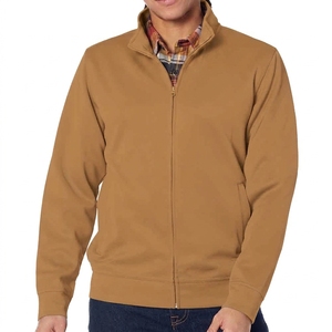 Chaqueta Safari Azul Marino para Hombre, Cierre Completo, Cuello Alto Informal, Corte Regular, para Otoño, Material de Poliéster Transpirable y Ecológico - Product Image 3