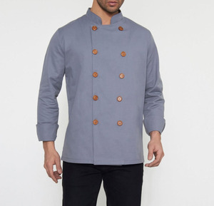Uniforme Profesional de Chef, Chaqueta Blanca de Manga Larga, Uniformes de Trabajo para Hotel, Restaurante, Cocina, Camisa de Chef, Overol para Sushi - Product Image 2