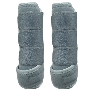 Bottes de protection pour chevaux, couleur unie, en néoprène, pour la protection des jambes - Product Image 2