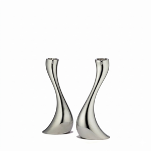 Candelabro de acero inoxidable con base cónica moderna, duradero, para decoración del hogar, soporte para velas cónicas, diseño moderno. - Product Image 6
