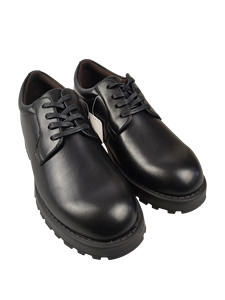 Chaussures japonaises en cuir végétalien, plates, à bout rond, avec plateforme rehaussante de +5 cm, discrètes, pour la vente en gros - Product Image 1
