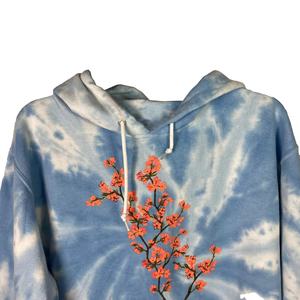 Sudadera con Capucha Informal y Moderna para Mujer, Cálida para Invierno, Superventas, con Estampado Tie Dye, Bordado, Corte Regular y Logotipo Frontal - Product Image 2