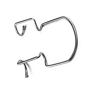 Écarteur buccal de petite taille pour lèvres et joues, instrument de chirurgie orale pour implants dentaires, en acier inoxydable, intra-oral, souple - Product Image 5