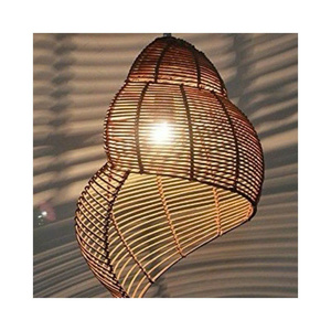 Eco-Friendly Woven <b>Bamboo</b> Hanging Lamp <b>Shade</b> For Modern Interior Design - Product Image 1