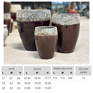 กระถางเซรามิกแอตแลนติกขนาดใหญ่แบบสั่งทำพิเศษ พร้อมเคลือบเงา มีรูระบายน้ำ เป็นมิตรกับสิ่งแวดล้อมและทนทาน เหมาะสำหรับปลูกต้นไม้นอกบ้าน - Product Image 2