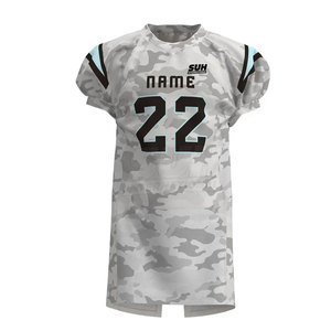 Uniforme de Fútbol Americano de Alta Calidad, Transpirable y Ligero, 100% Poliéster, Precio al por Mayor, Diseño de Logotipo Personalizado - Product Image 2