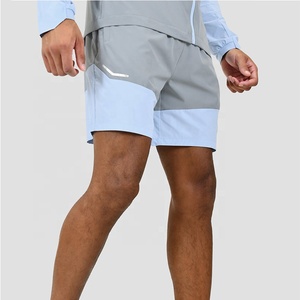 Men's Quick Dry Running <b>Shorts</b> Colorblock Sports <b>Shorts</b> Drawstring Waist Lightweight Training <b>Nylon</b> <b>Shorts</b> - Product Image 4
