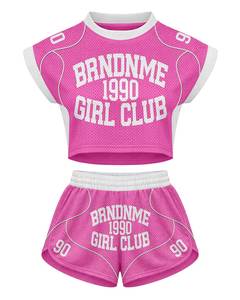 2026 Women's 2-Piece Street Sportswear <b>Set</b> Full-Sleeve T-Shirt and Knee-Length Shorts Breathable Non-Pilling - Product Image 3