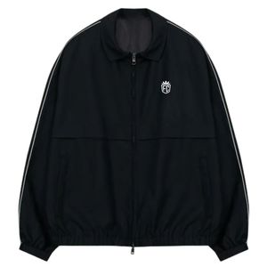 Smart Piped <b>Track</b> <b>Jacket</b> & Jogger Set <b>for</b> <b>Men</b> Casual Streetwear Sweatpants with Zip <b>Jacket</b> Tracksuit Fashion Set in Black - Product Image 1