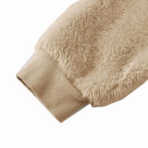Sudadera con Capucha para Hombre, Forrada de Sherpa, Estilo Oversize, Informal de Invierno, con Logotipo Personalizado - Product Image 3