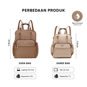 New Arrival Women <b>Mini</b> Waterproof College Zipper <b>Backpack</b> Zanee Bag School Work Exclusive Launch - Product Image 5