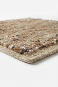 Tapis en laine tissé à la main de qualité supérieure avec un motif en chevron, tapis texturé contemporain pour la décoration de la maison - Product Image 2