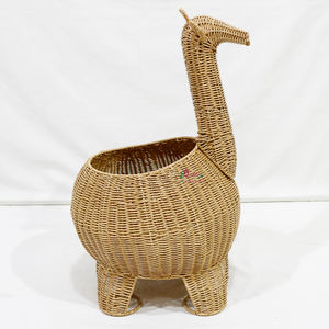 Panier de rangement tissé naturel Artex Dong Thap Vietnam Collection d'organisation CH4075A - Product Image 1