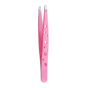 Pinzas de Cejas de Punta Inclinada Premium, Ligeras, con Mango Antideslizante para una Depilación sin Esfuerzo, de Acero, para Belleza y Cuidado de las Cejas - Product Image 6