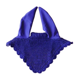 Wholesale Price Equestrian Supplier Custom Handmade Horse Ear <b>Fly</b> veil Bonnet High Quality Lightweight Horse Riding <b>Fly</b> Veils - Product Image 1