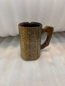 แก้วเบียร์ไม้กระถินเทศทันสมัย ป้องกันการรั่วซึม สำหรับงานหรูหรา แก้วกาแฟไม้ธรรมชาติ ปลอดภัยสำหรับอาหาร - Product Image 6