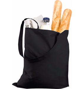 Sac fourre-tout en coton bio, recyclable, écologique, avec logo personnalisé, pour le shopping, en coton brut, à porter à l'épaule ou à la main, vente en gros. - Product Image 5