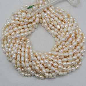 7mm 8mm Natural White <b>Freshwater</b> <b>Pearl</b> Fancy Baroque Beads Wholesale Price Cultured <b>Pearl</b> Necklace <b>Bracelet</b> DIY Handmade Jewelry - Product Image 3