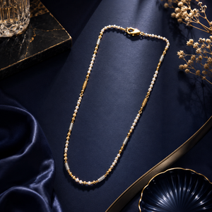 Collar de Cadena con Perlas, Joyería Elegante para Mujer para Fiestas y Bodas de Namivaa - Product Image 1