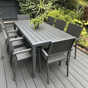 Garden Furniture Outdoor Furniture Dining Set OEM/ODM Patio <b>Chairs</b> <b>Table</b> Aluminum or Wood Custom Fabric Project Furniture - Product Image 6