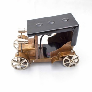 Escultura de Coche Hecha a Mano en Cobre, Decoración de Arte Industrial, Pieza Decorativa para Mesa de Salón - Product Image 5