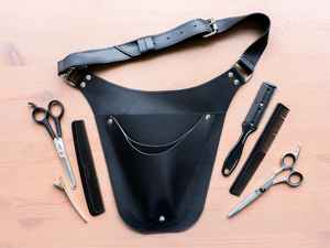 Étui de luxe en cuir sur mesure pour ciseaux de barbier, étui professionnel pour ciseaux avec protection et fonction anti-odeur LBSH-0018 - Product Image 4