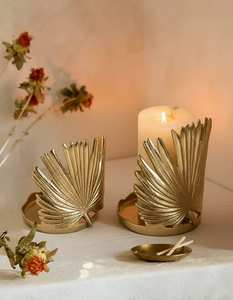 Porte-bougie décoratif en laiton – Design artisanal traditionnel – Décoration d'intérieur – Centre de table de mariage – Prix d'usine compétitif - Product Image 5