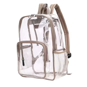 Mochila Transparente de PVC de 17 Pulgadas, Grande, con Certificación TSA, para Deportes, Estadios, Impermeable, para Estudiantes - Product Image 1