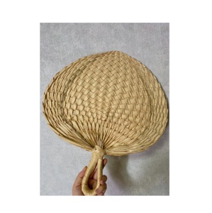 Ventilador de mimbre Natural de Vietnam, decoración colgante de pared, colorido Retro maravilloso para boda, fiesta, vacaciones, decoración, regalos artesanales - Product Image 3