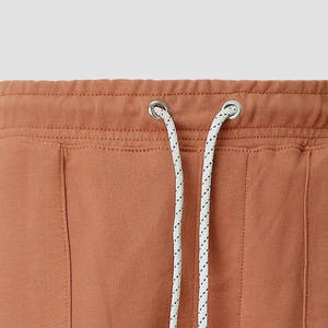Shorts cargo amples respirants d'été pour hommes, couleur unie, taille mi-haute, ourlet élastique, non-tissé, écologique, avec cordon de serrage et logo personnalisé - Product Image 6