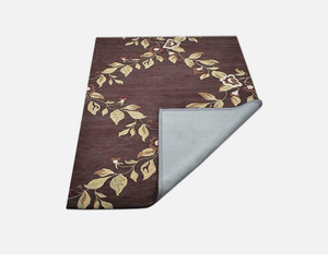 พรมขนสัตว์ถักมือสีช็อกโกแลต คุณภาพสูง ทำด้วยมือ เป็นมิตรกับสิ่งแวดล้อม กันลื่น สำหรับห้องนั่งเล่น เด็ก โรงแรม สำนักงาน - Product Image 1