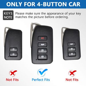 Custodia in pelle per chiave LEXUS con portachiavi di ricambio e accessorio portachiavi - Product Image 5