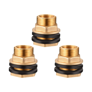 Brass Water Tank Connector with GHT Male and NPT Female Threads for Garden <b>Hose</b> Connections - Product Image 4