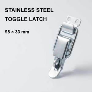 Loquet à levier en acier inoxydable verrouillable à cadenas, robuste et à ressort - Product Image 5