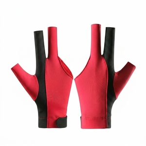 Guantes de billar de tres dedos antideslizantes, resistentes al desgaste, transpirables y de alta elasticidad al por mayor - Product Image 1