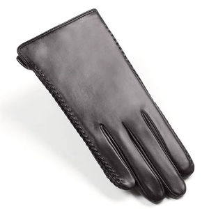 New Custom Stylish <b>Touch</b> <b>Screen</b> Sports Breathable Man Warm Motorcycle Winter Sheepskin Leather Hand <b>Gloves</b> - Product Image 5