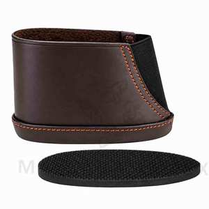 Maysara Impex - Almohadilla de Reculaje para Pistola, Ajustable, de Cuero, con Banda Elástica Acolchada - Product Image 1