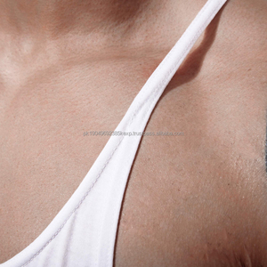 OEM Custom 100% Cotton Heavyweight <b>Training</b> <b>Vest</b> Muscle Fitness Stringer Running Singlet Gym tank Top for <b>Men</b> - Product Image 6