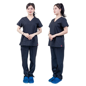 Wholesale Medical Scrubs Nursing Uniform Sets Anti-wrinkle & User-friendly Women & <b>Men</b> From FMF VN Verified Manufacturer Clothes - Product Image 2