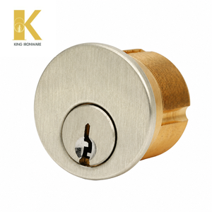 Cylindre de serrure à mortaise King 25 mm, rainure KW, en acier inoxydable satiné et laiton massif, qualité ANSI, inspection complète en usine, multi-espaces de montage pour - Product Image 5