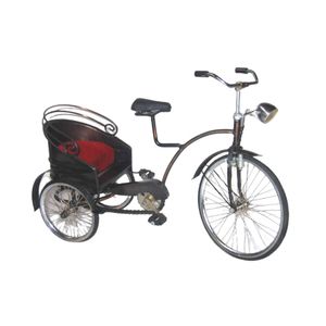 Bicicleta Mandarina Clásica en Miniatura, Modelo Decorativo de Metal, Bicicleta Decorativa de Hierro, Clásica Vintage Hecha a Mano - Product Image 1